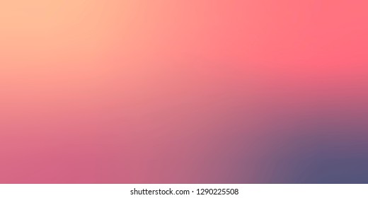 Smooth and blurry colorful gradient mesh background. Vector illustration with bright colors. Easy editable soft colored vector banner template. Premium quality