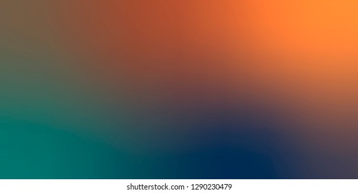 Smooth and blurry colorful gradient mesh background. Vector illustration with bright colors. Easy editable soft colored vector banner template. Premium quality.
