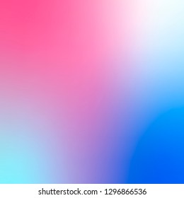 Smooth and blurry colorful gradient mesh background. Vector illustration with bright colors. Easy editable soft colored vector banner template. Premium quality
