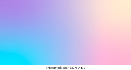 Smooth and blurry colorful gradient mesh background. Vector illustration with bright colors. Easy editable soft colored vector banner template. Premium quality