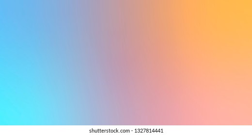 Smooth and blurry colorful gradient mesh background. Vector illustration with bright colors. Easy editable soft colored vector banner template. Premium quality