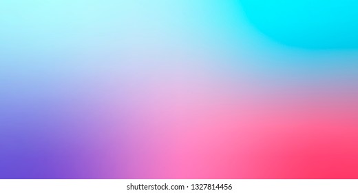 Smooth and blurry colorful gradient mesh background. Vector illustration with bright colors. Easy editable soft colored vector banner template. Premium quality