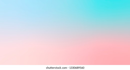 Smooth and blurry colorful gradient mesh background. Vector illustration with bright colors. Easy editable soft colored vector banner template. Premium quality