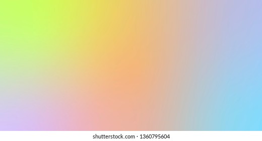 Smooth and blurry colorful gradient mesh background. Vector illustration with bright colors. Easy editable soft colored vector banner template. Premium quality 