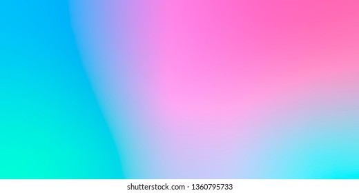 Smooth and blurry colorful gradient mesh background. Vector illustration with bright colors. Easy editable soft colored vector banner template. Premium quality 