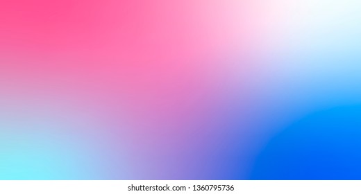 Smooth and blurry colorful gradient mesh background. Vector illustration with bright colors. Easy editable soft colored vector banner template. Premium quality 