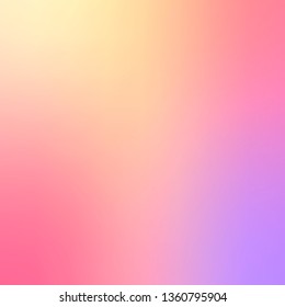Smooth and blurry colorful gradient mesh background. Vector illustration with bright colors. Easy editable soft colored vector banner template. Premium quality 