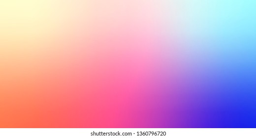 Smooth and blurry colorful gradient mesh background. Vector illustration with bright colors. Easy editable soft colored vector banner template. Premium quality
