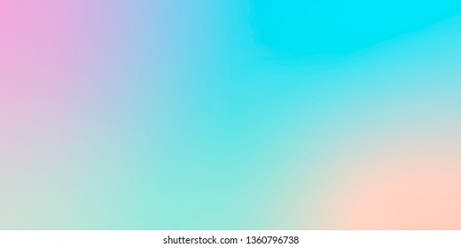 Smooth and blurry colorful gradient mesh background. Vector illustration with bright colors. Easy editable soft colored vector banner template. Premium quality
