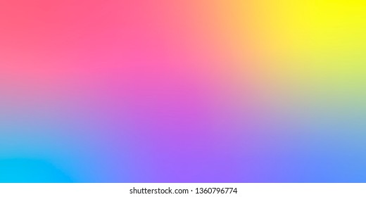 Smooth and blurry colorful gradient mesh background. Vector illustration with bright colors. Easy editable soft colored vector banner template. Premium quality
