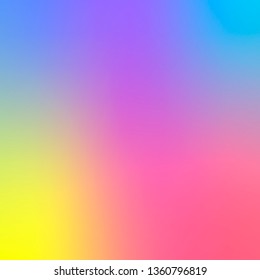 Smooth and blurry colorful gradient mesh background. Vector illustration with bright colors. Easy editable soft colored vector banner template. Premium quality

