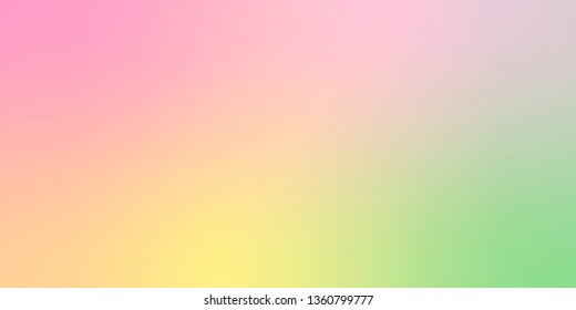 Smooth and blurry colorful gradient mesh background. Vector illustration with bright colors. Easy editable soft colored vector banner template. Premium quality