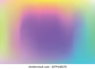 Smooth and blurry colorful gradient mesh drawing.
