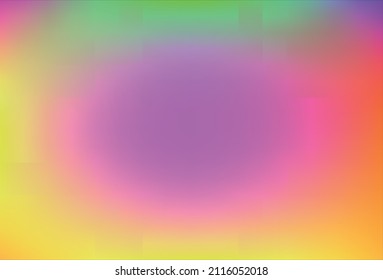 Smooth and blurry colorful gradient mesh background.