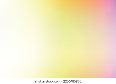 Smooth and blurry colorful gradient mesh background. Modern bright rainbow colors. Easy editable soft colored vector banner template.