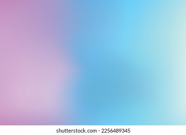 Fondo de malla gradiente de color liso y borroso. Modernos colores arcoiris brillantes. Fácil edición de la plantilla de banner vectorial de color suave.