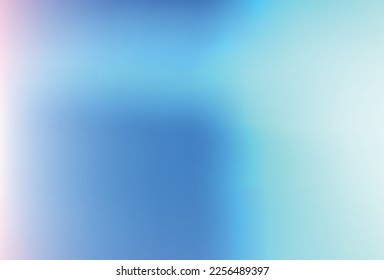 Fondo de malla gradiente de color liso y borroso. Modernos colores arcoiris brillantes. Fácil edición de la plantilla de banner vectorial de color suave.