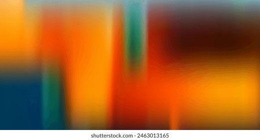 Smooth and blurry colorful gradient mesh background. Modern bright rainbow colors. Easy editable soft colored vector banner template. Premium quality.