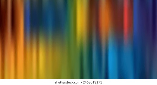 Smooth and blurry colorful gradient mesh background. Modern bright rainbow colors. Easy editable soft colored vector banner template. Premium quality.