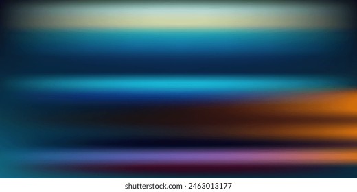 Smooth and blurry colorful gradient mesh background. Modern bright rainbow colors. Easy editable soft colored vector banner template. Premium quality.