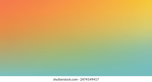 Smooth and blurry colorful gradient mesh background. Modern bright rainbow colors. Easy editable soft colored vector banner template. Premium quality