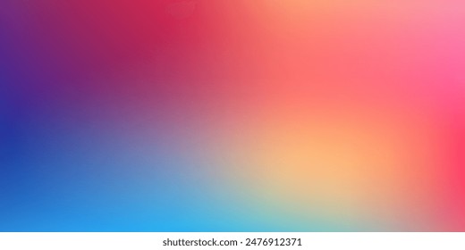 Smooth and blurry colorful gradient mesh background. 