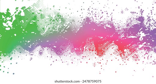 Smooth and blurry colorful gradient mesh background. Modern bright rainbow colors. Easy editable soft colored vector banner template. Premium quality