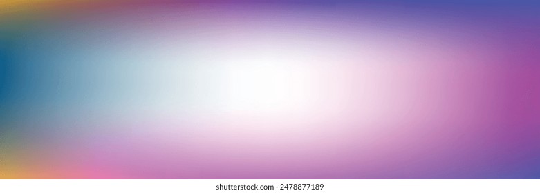 Smooth and blurry colorful gradient mesh background. Modern bright rainbow colors. Easy editable soft colored vector, eps10.