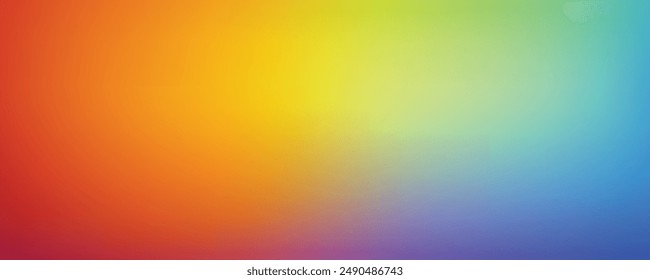 Smooth and blurry colorful gradient mesh background. Modern bright rainbow colors. Easy editable soft colored vector banner template. Premium quality