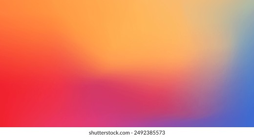 Smooth and blurry colorful gradient mesh background. Modern bright rainbow colors. Easy editable soft colored vector banner template. Premium quality