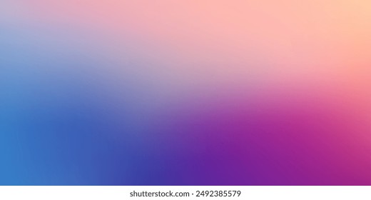 Smooth and blurry colorful gradient mesh background. Modern bright rainbow colors. Easy editable soft colored vector banner template. Premium quality