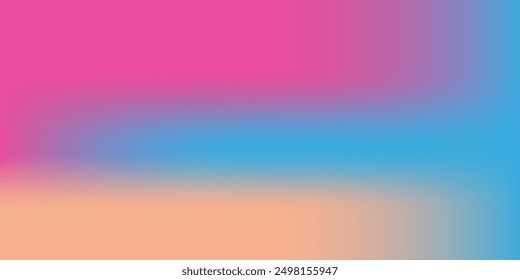 Fondo de malla de degradado colorido liso y borroso. Colores brillantes modernos del arco iris. Plantilla de Anuncio de Vector de color suave fácil de editar.