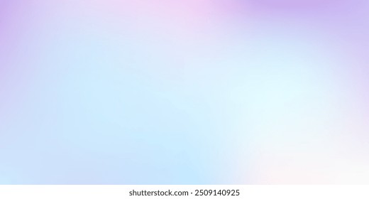 Fundo de malha de gradiente colorido suave e borrado. Modernas cores brilhantes do arco-íris. Modelo de banner de vetor de cor suave fácil de editar.