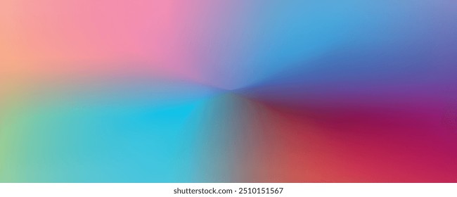 Smooth and blurry colorful gradient mesh background. Modern bright rainbow colors.