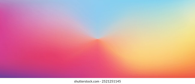 Fondo de malla de degradado colorido liso y borroso. Colores brillantes modernos del arco iris. Plantilla de Anuncio de Vector de color suave fácil de editar.