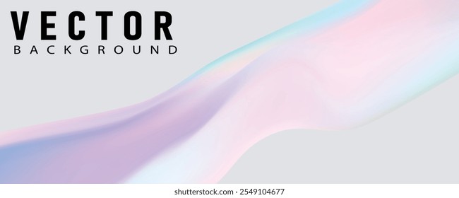 Smooth and blurry colorful gradient mesh background. vector eps 10