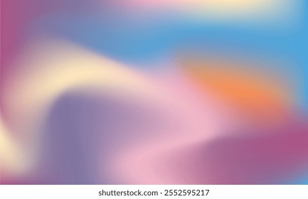 Smooth and blurry colorful gradient mesh background. eps vector