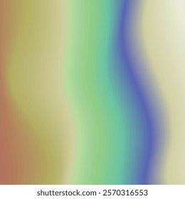 Smooth and blurry colorful gradient mesh wrapping