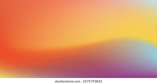 Smooth and blurry colorful gradient mesh background. Modern bright rainbow colors art