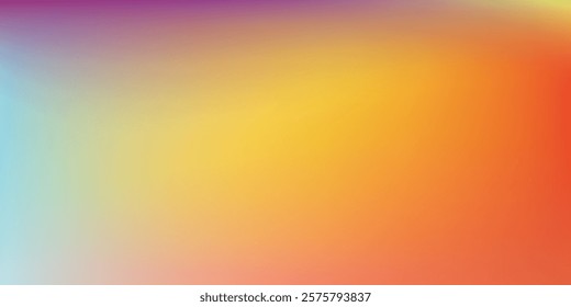 Smooth and blurry colorful gradient mesh background. Modern bright rainbow colors art