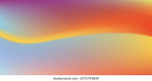 Smooth and blurry colorful gradient mesh background. Modern bright rainbow colors art