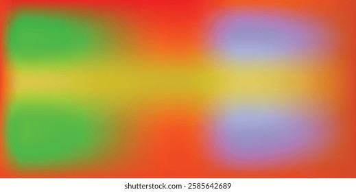 Smooth and blurry colorful gradient mesh background. Modern bright rainbow colors. eps10