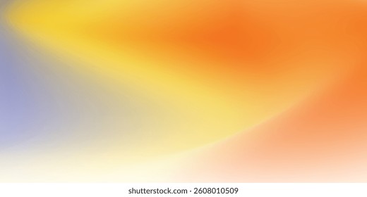 Smooth and blurry colorful gradient mesh background. Modern bright rainbow colors. Easy editable soft colored vector banner template.
