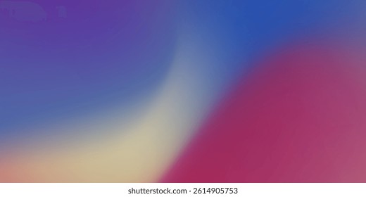 Smooth and blurry colorful gradient mesh background concept