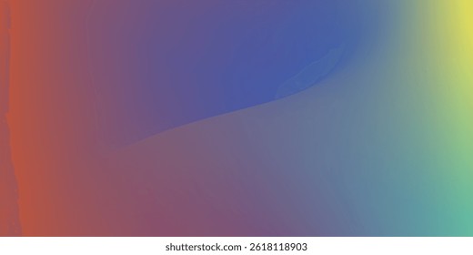 Smooth and blurry colorful gradient mesh background. Modern bright rainbow colors. Easy editable soft colored vector banner template. Premium quality.eps 10