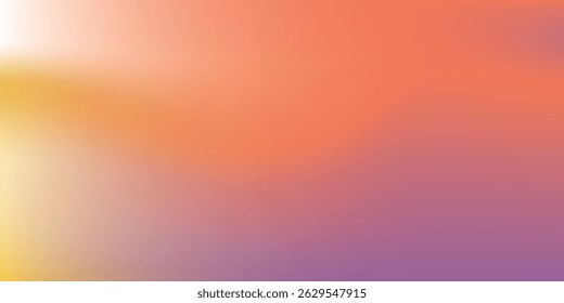Fundo de malha de gradiente colorido suave e borrado. Modernas cores brilhantes do arco-íris. Modelo de banner de vetor de cor suave fácil de editar. Qualidade superior