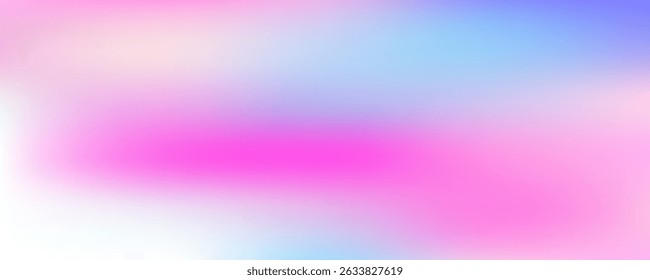 Fondo de malla de degradado colorido liso y borroso. Colores brillantes modernos del arco iris. Plantilla de Anuncio de Vector de color suave fácil de editar.
