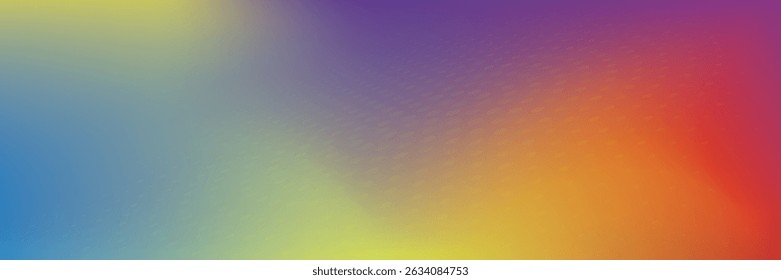 Smooth and blurry colorful gradient mesh background. Modern bright rainbow colors. Easy editable soft colored vector banner template. Premium quality
