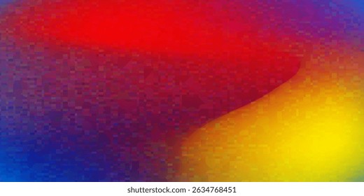 Glatt und unscharf bunter Farbverlauf Mesh Hintergrund. Moderne helle Regenbogenfarben. Einfach zu bearbeiten weich gefärbte Vektorbanner Vorlage. Premium-Qualität