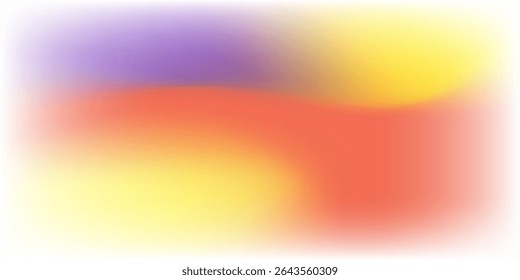 Glatt und unscharf bunter Farbverlauf Mesh Hintergrund. Moderne helle Regenbogenfarben. Einfach bearbeitbare weiche farbige Vektorbanner-Vorlage. Premium-Qualität